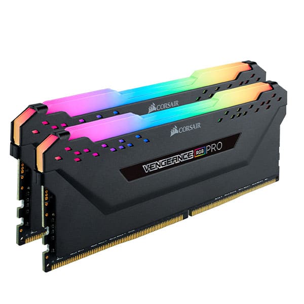 رم دسکتاپ DDR4 دو کاناله 3600 مگاهرتز CL18 کورسیر مدل VENGEANCE RGB PRO ظرفیت 16 گیگابایت